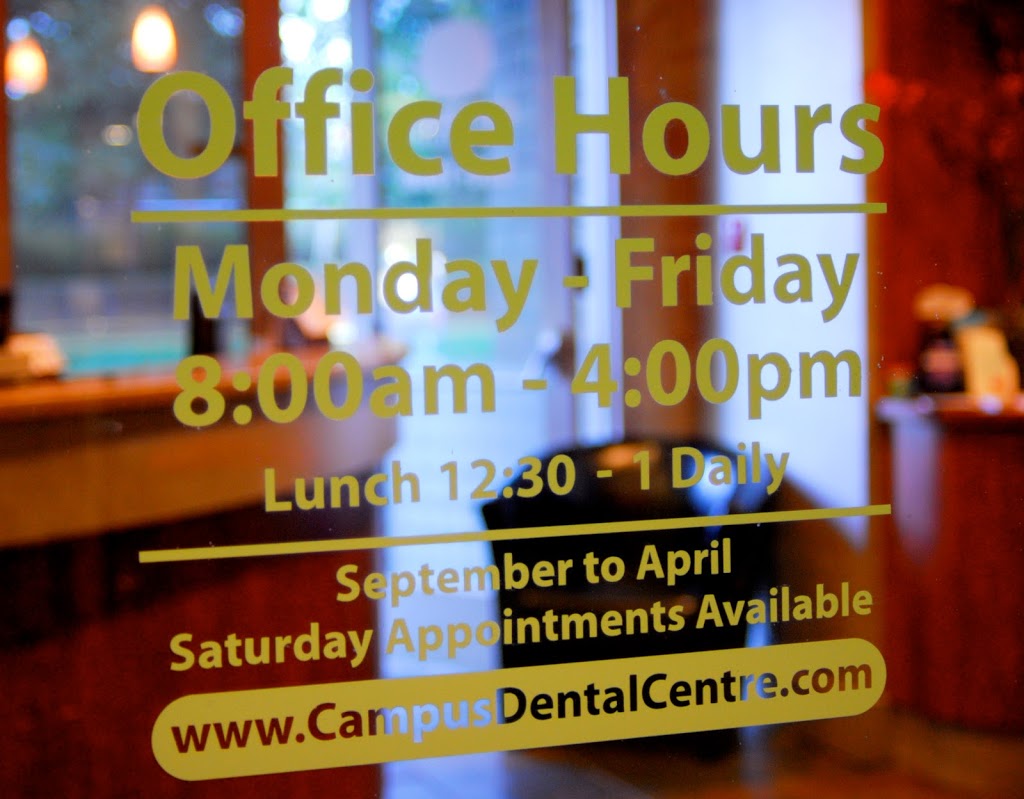 Campus Dental Centre | Victoria, BC V8W 3P3, Canada | Phone: (250) 380-1888