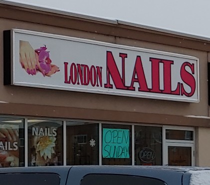 London Nails | 493 London St, Winnipeg, MB R2K 2Z4, Canada | Phone: (204) 663-2042