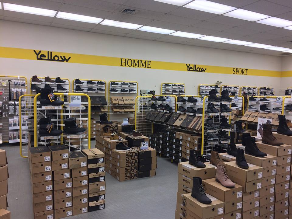 Chaussures Yellow | 1224 Bd Marcotte, Roberval, QC G8H 2P2, Canada | Phone: (418) 275-5504