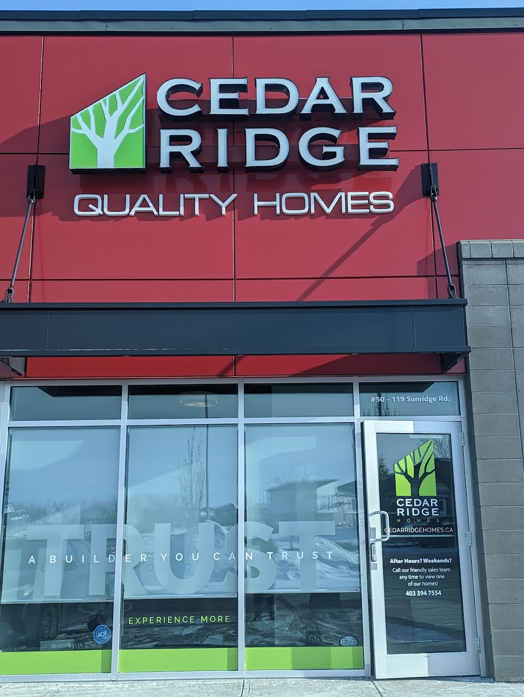 Cedar Ridge Quality Homes | 119 Sunridge Rd W #50, Lethbridge, AB T1J 5J1, Canada | Phone: (403) 381-7333