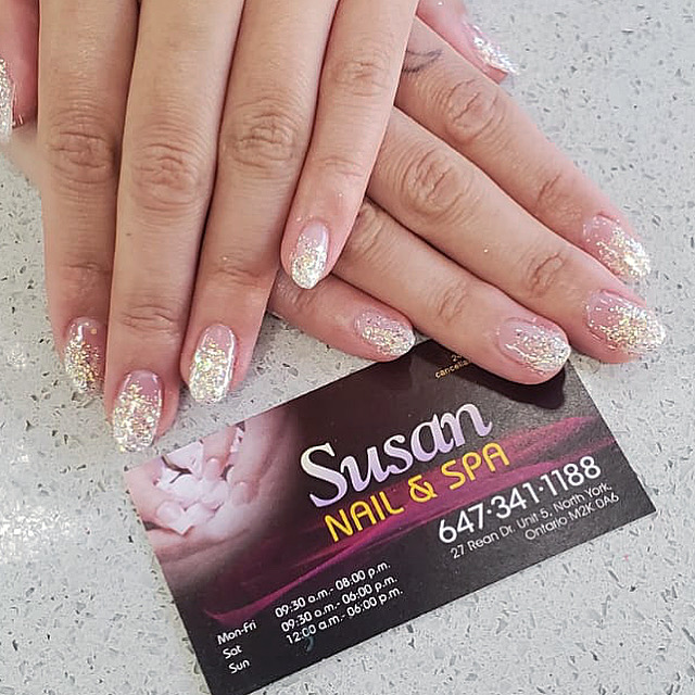 Susan Nails And Spa | 27 Rean Dr, North York, ON M2K 0A6, Canada | Phone: (647) 341-1188