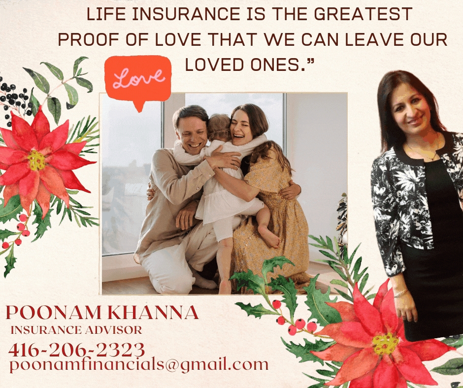 Poonam Khanna Insurance Advisor | 10 Wicklow Rd, Brampton, ON L6X 0J7, Canada | Phone: (416) 206-2323
