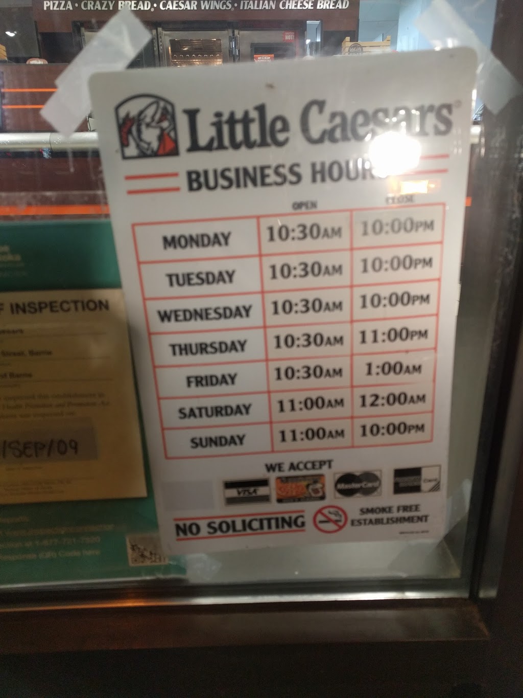 Little Caesars Pizza | 531 N Bayfield St, Barrie, ON L4M 3C3, Canada | Phone: (705) 728-5055