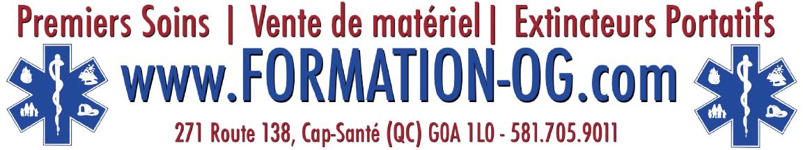 Formation OG | 271 Route 138, Cap-Santé  (QC) G0A 1L0, Canada | Phone: (581) 705-9011