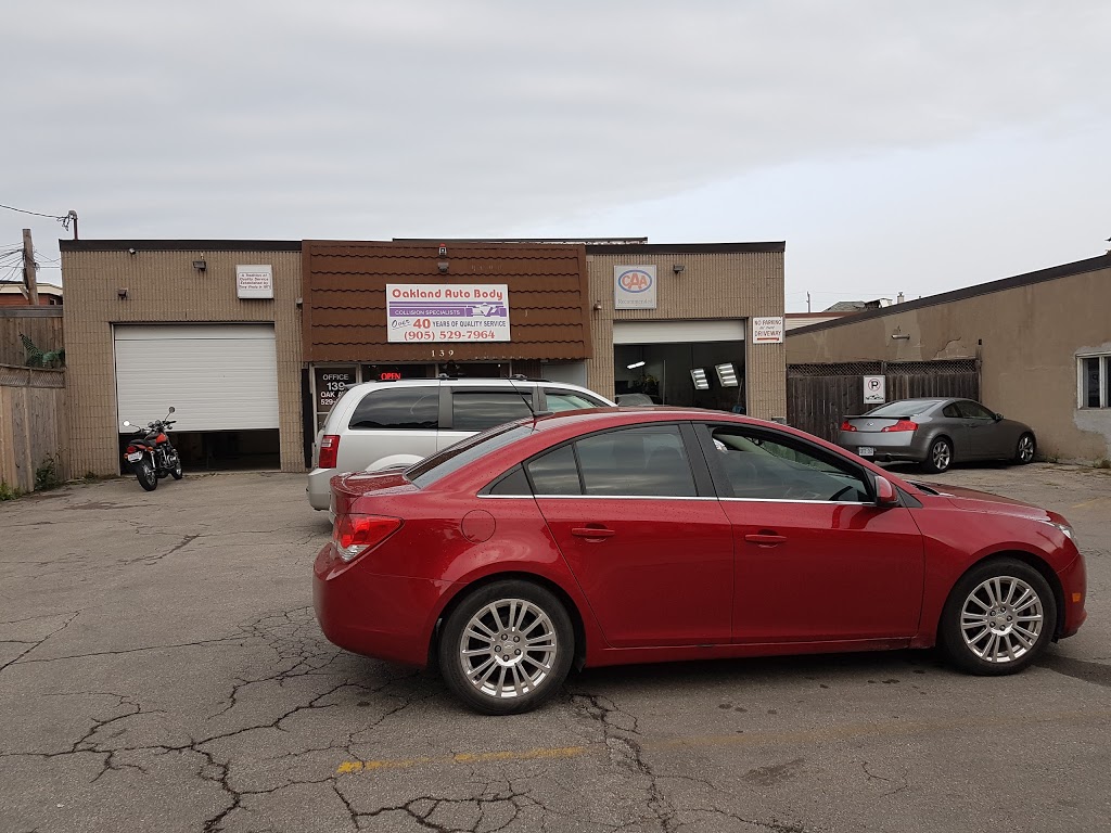 Oakland Auto Body | 139 Oak Ave, Hamilton, ON L8L 5M9, Canada | Phone: (905) 529-7964