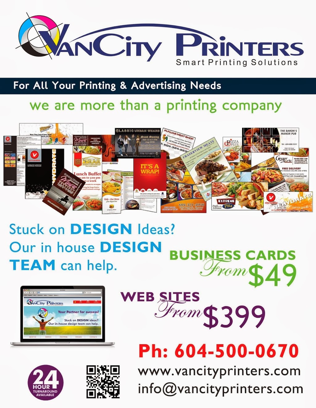 VanCity Printers | 8652 Joffre Ave, Burnaby, BC V5J 3L5, Canada | Phone: (604) 433-4425