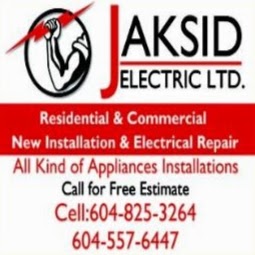 Jaksid Electric Ltd. | 21067 80A Ave, Langley City, BC V2Y 0J4, Canada | Phone: (604) 825-3264