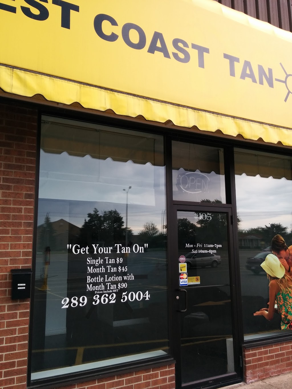 West Coast Tan Studio | 350 Scott St Unit #105, St. Catharines, ON L2N 6T4, Canada | Phone: (289) 362-5004