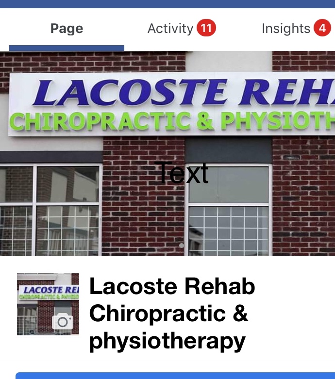 Lacoste Rehab | 60 Lacoste Blvd UNIT 106, Brampton, ON L6P 2K2, Canada | Phone: (905) 913-8111