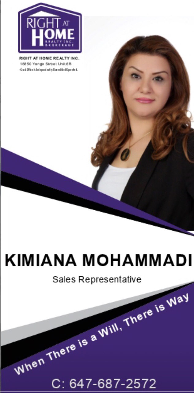 Kimiana Real Estate Agent | 7181 Yonge St, Markham, ON L4G 2Z5, Canada | Phone: (647) 687-2572