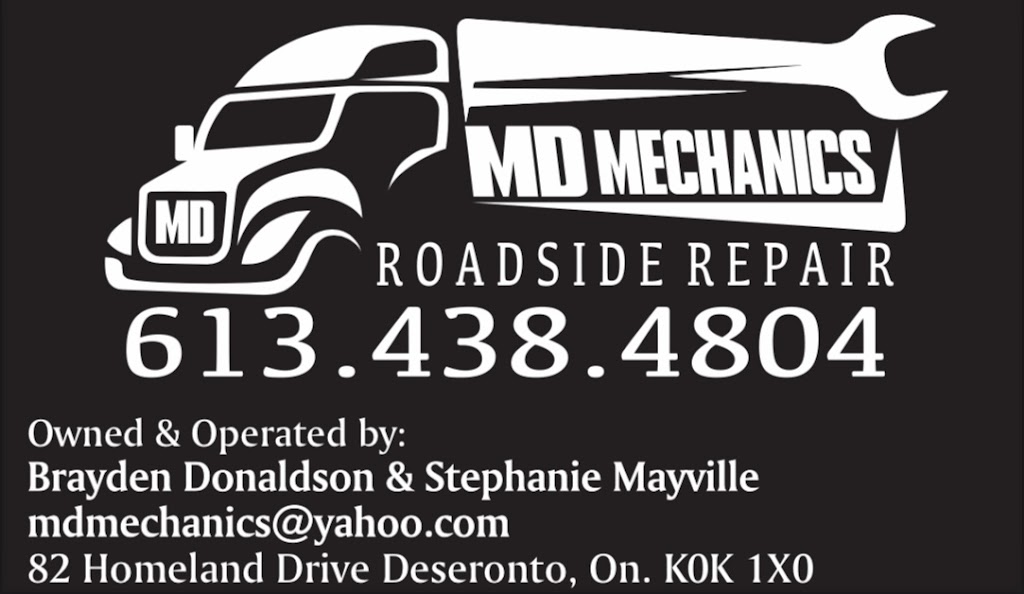 MD Mechanics Roadside Repair | Centre St S, Selby, ON K0K 2Z0, Canada | Phone: (613) 438-4804