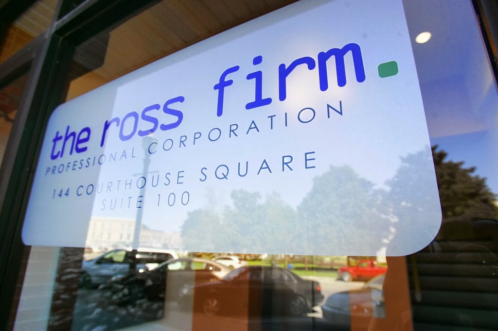 The Ross Firm Professional Corporation | 144 Courthouse Square #100, Goderich, ON N7A 1M9, Canada | Phone: (888) 567-4917