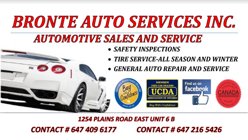 Bronte Auto Services | 6-B, 1254 Plains Rd E, Burlington, ON L7S 1W6, Canada | Phone: (647) 409-6177