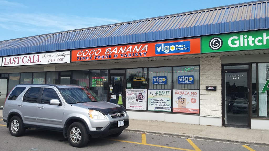 Coco Banana Pinoy Food & Variety Store | 248 Steeles Ave W, Thornhill, ON L4J 5R4, Canada | Phone: (905) 370-1856