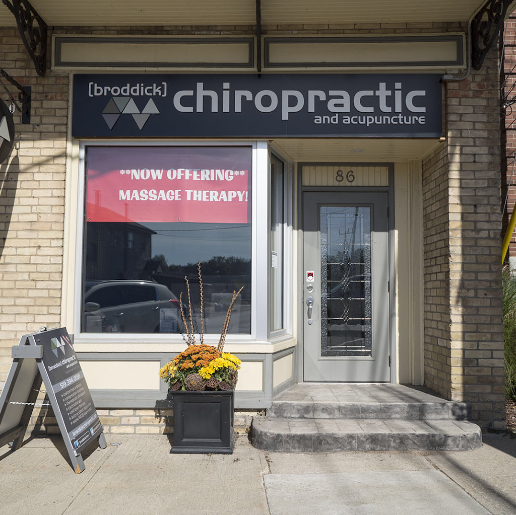 Broddick Chiropractic and Acupuncture | 86 Stanley St, Ayr, ON N0B 1E0, Canada | Phone: (519) 394-0099