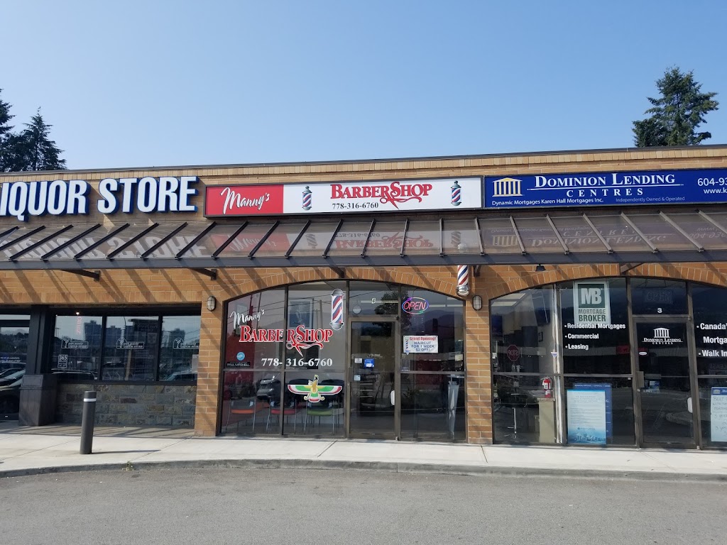 Mannys Barber Shop | 2929 St Johns St #4, Port Moody, BC V3H 2C2, Canada | Phone: (778) 316-6760