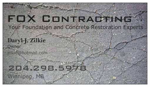 Fox Contracting | 50 Optimist Way, Winnipeg, MB R2Y 2J5, Canada | Phone: (204) 298-5978