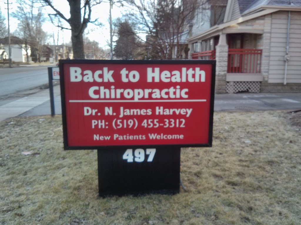 Back to Health Chiropractic | 497 Oxford St E, London, ON N5Y 3H8, Canada | Phone: (519) 455-3312