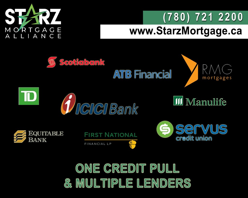 Starz Mortgage Alliance | 5410 97 St NW, Edmonton, AB T6E 5C1, Canada | Phone: (780) 760-1230