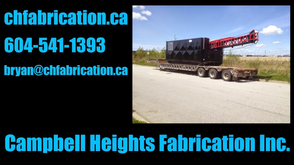 Campbell Heights Fabrication Inc | 19286 21 Ave Unit 102, Surrey, BC V3Z 3M3, Canada | Phone: (604) 541-1393