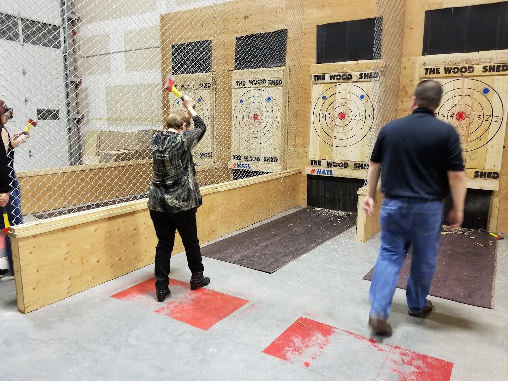 Wood Shed AXE THROWING Sylvan Lake | 56 Cuendet Ind. Wy, Sylvan Lake, AB T4S 0B6, Canada | Phone: (403) 858-8293