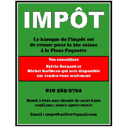 Le Kiosque de lImpôt | 939 Bd Albiny Paquette, Mont-Laurier, QC J9L 3J1, Canada | Phone: (819) 585-2762