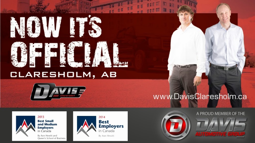 Davis Chevrolet GMC Buick | 25 Alberta Rd, Claresholm, AB T0L 0T0, Canada | Phone: (403) 625-4466