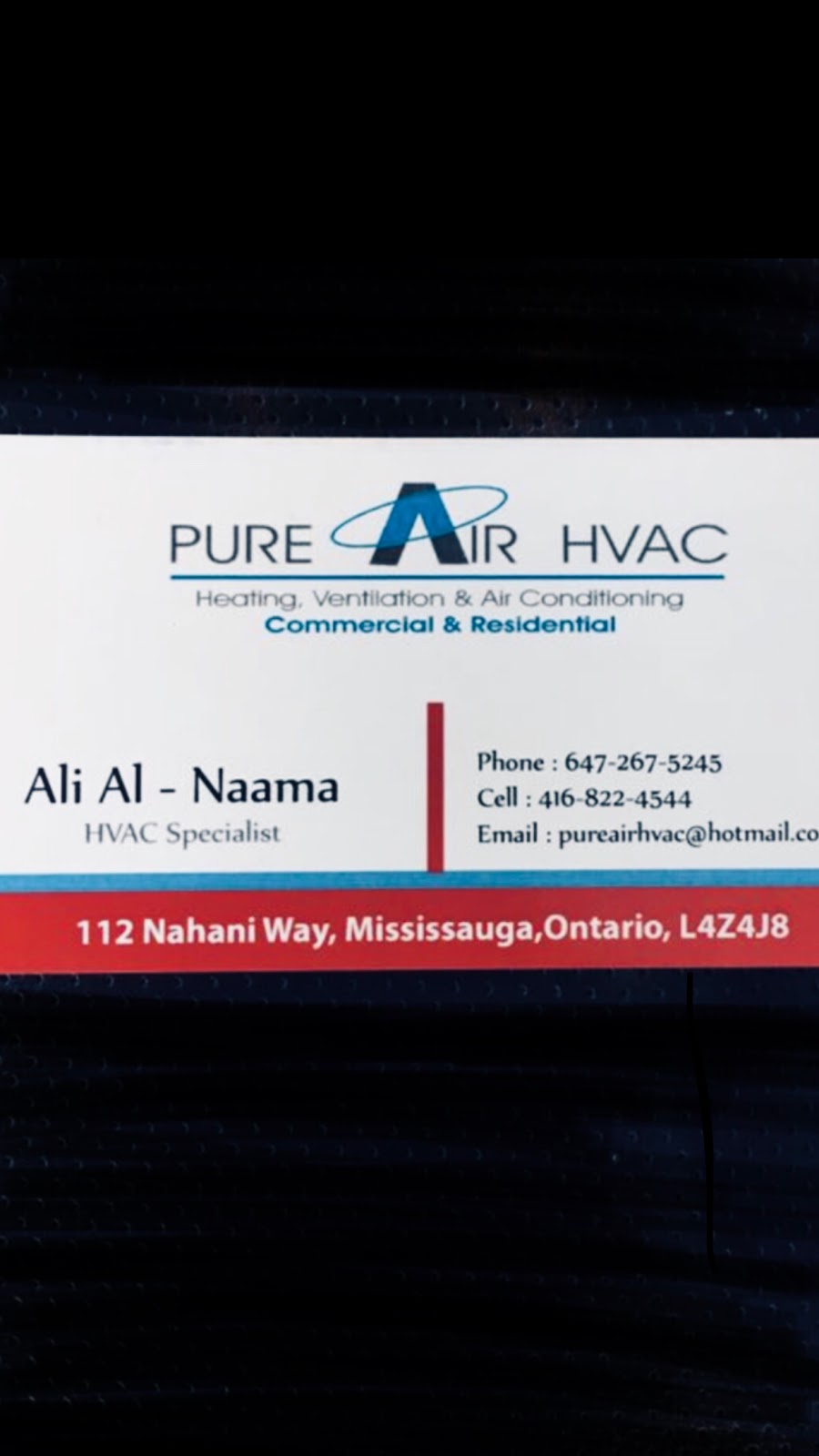 Pure Air HVAC | 112 Nahani Way, Mississauga, ON L4Z 4J8, Canada | Phone: (416) 822-4544