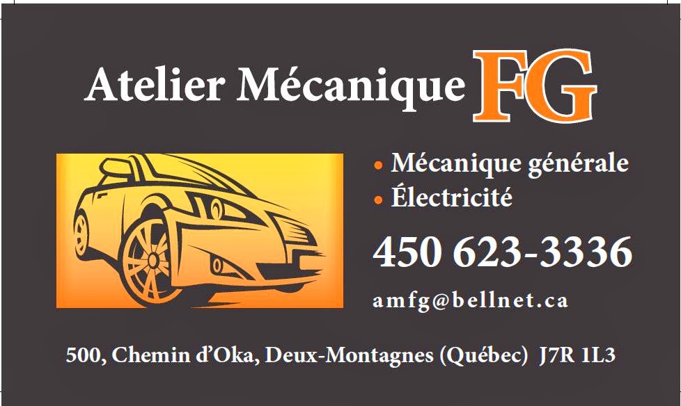 Atelier Mécanique FG inc. | 500 Chemin dOka, Deux-Montagnes, QC J7R 1L3, Canada | Phone: (450) 623-3336