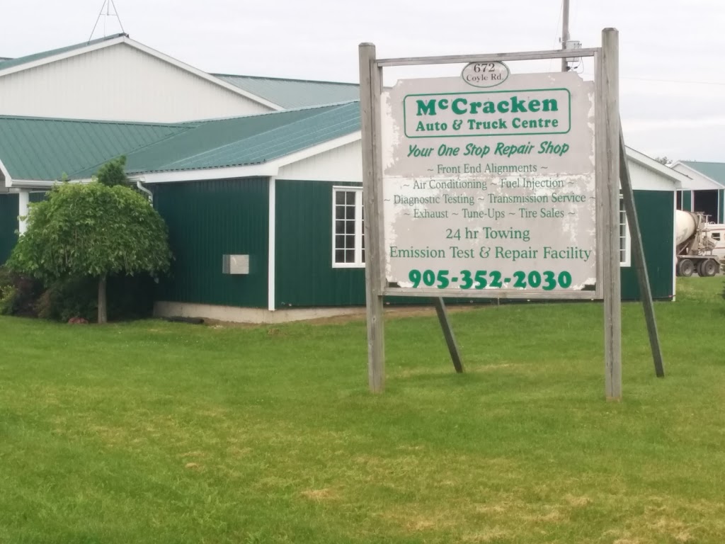 McCracken Auto & Truck Centre Inc | 672 Coyle Rd, Roseneath, ON K0K 2X0, Canada | Phone: (905) 352-2030