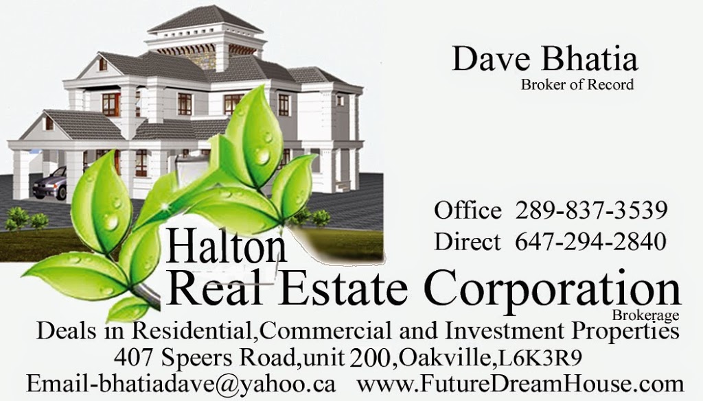 Halton Real Estate Corp. (Branch Office) | 2224 Grand Oak Trail, Oakville, ON L6M 4S6, Canada | Phone: (647) 294-2840