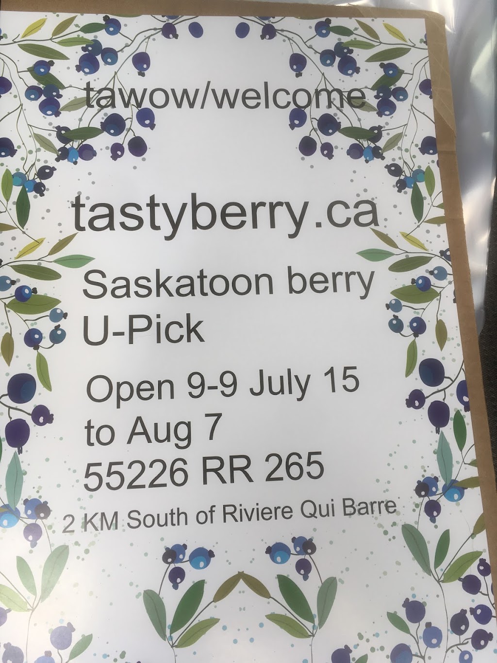 Tasty berry | 55226, Range Rd 265, AB T8R 0Y9, Canada | Phone: (780) 977-1621