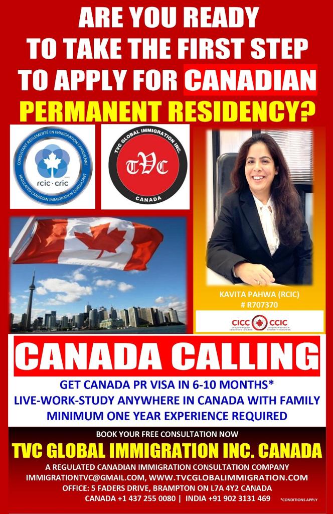 TVC GLOBAL IMMIGRATION INC. CANADA | 5 Faders Dr, Brampton, ON L7A 4Y2, Canada | Phone: (437) 255-0080