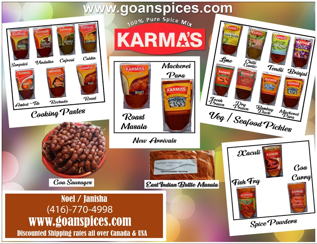 Goan Spices | 2301 Derry Rd W, Mississauga, ON L5N 2R4, Canada | Phone: (416) 770-4998