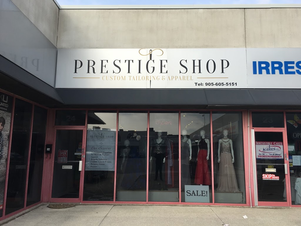 The Prestige Shop - Custom Tailoring and Apparel | 4040 Steeles Ave W #24, Woodbridge, ON L4L 4Y5, Canada | Phone: (905) 605-5151