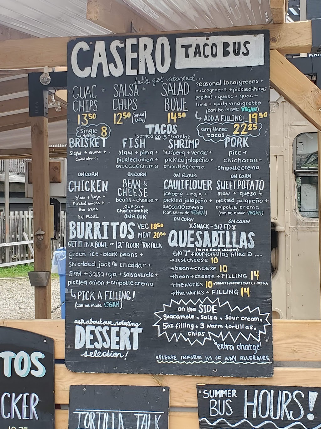 Casero Taco Bus | 316 Main St, Sauble Beach, ON N0H 2G0, Canada | Phone: (519) 416-8226