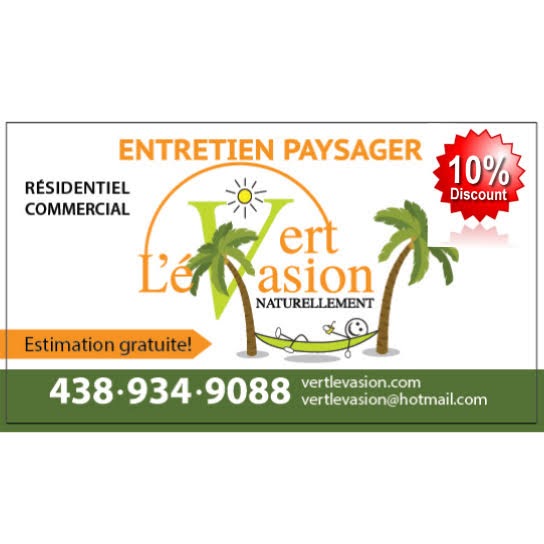 Vert LéVasion l | 858 Av. du Terroir, Terrebonne, QC J6W 0A8, Canada | Phone: (438) 934-9088