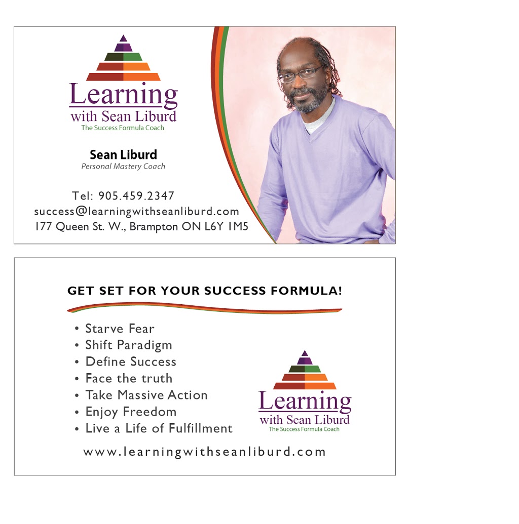 Learning With Sean Liburd | 177 Queen St W, Brampton, ON L6Y 1M5, Canada | Phone: (905) 459-2347