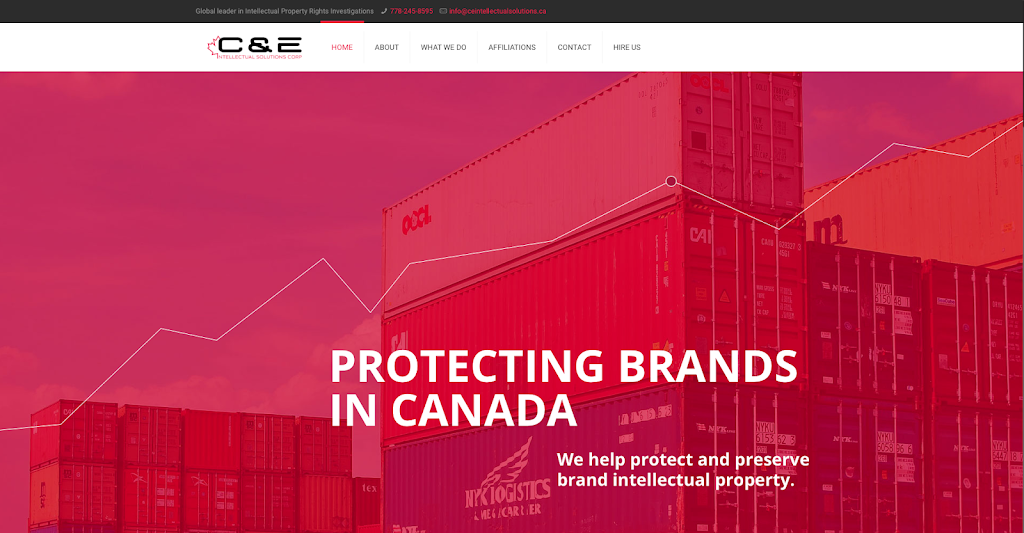 C&E Intellectual Solutions Corp. | 11871 Horseshoe Way Unit 1103, Richmond, BC V7A 5H5, Canada | Phone: (778) 245-8595