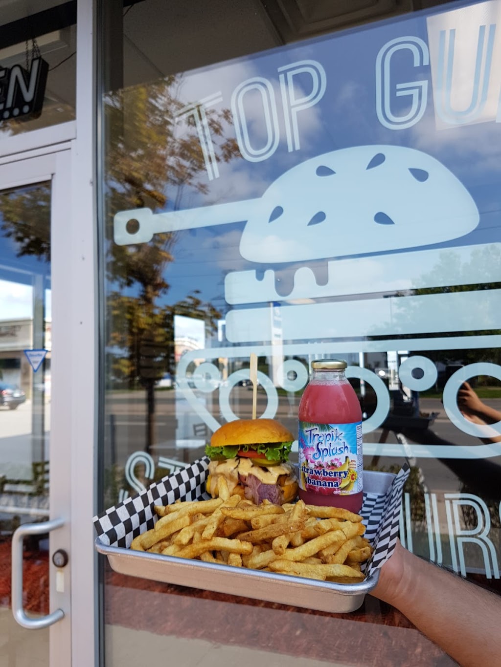 Top Gun Burger | 16 Jutland Rd, Etobicoke, ON M8Z 2G9, Canada | Phone: (416) 251-2777