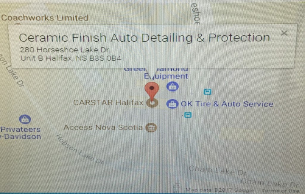 Ceramic Finish Auto Detailing & Protection | 280 Horseshoe Lake Dr unit b, Halifax, NS B3S 0B7, Canada | Phone: (902) 422-9274