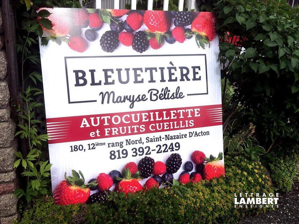 Bleuetière Maryse Bélisle | 180 12e Rang N, Saint-Nazaire-dActon, QC J0H 1V0, Canada | Phone: (819) 392-2249