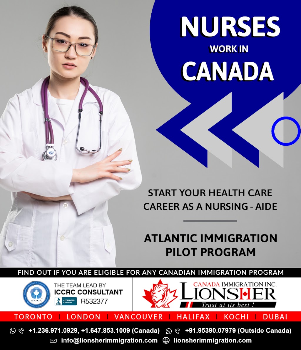 LIONSHER Canada Immigration and Recruitment | 84 Chain Lake Dr Suite# 200, Halifax, NS B3S 1A2, Canada | Phone: (647) 853-1009