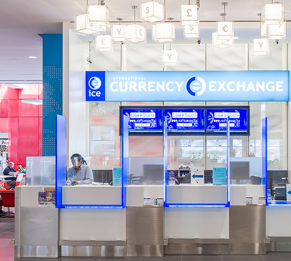 ICE International Currency Exchange | Montréal-Pierre Elliott Trudeau International Airport, 975 boul. Roméo-Vachon N, Dorval, QC H4Y 1H1, Canada | Phone: (514) 828-0068