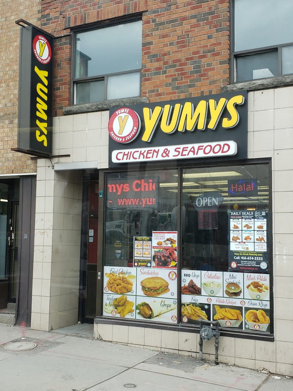 Yumys Chicken and Seafood | 2603A Eglinton Ave W, York, ON M6M 1T3, Canada | Phone: (416) 654-2222