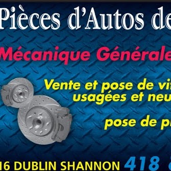 Pièces dAutos de Shannon Enr | 216 Chemin Dublin, Shannon, QC G0A 4N0, Canada | Phone: (418) 844-3496