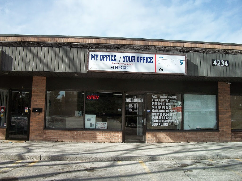 My Office Your Office | 4234 Lawrence Ave E, Scarborough, ON M1E 2S5, Canada | Phone: (416) 281-4100