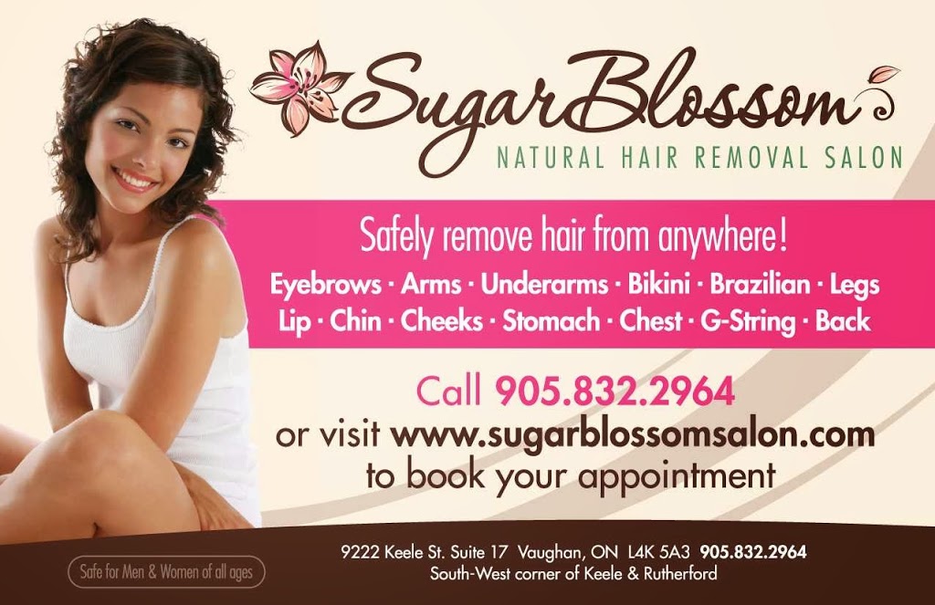 Sugar Blossom -Natural Hair Removal Salon | 9222 Keele St, Concord, ON L4K 5A3, Canada | Phone: (905) 832-2964