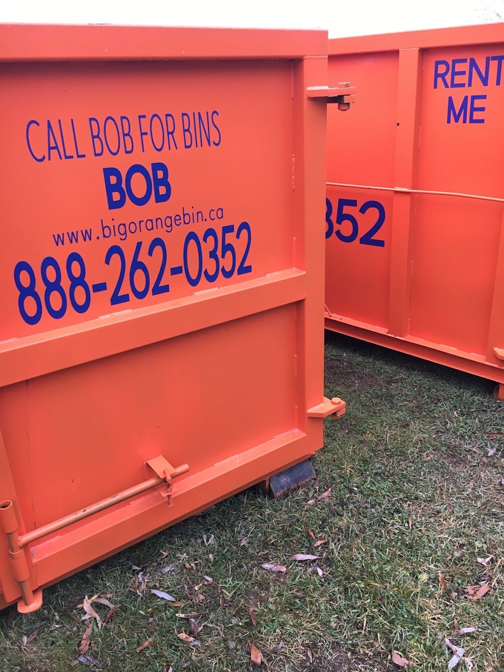 Big Orange Bin (BOB) | 370 Archers Rd, Cobourg, ON K9A 4J8, Canada | Phone: (888) 262-0352