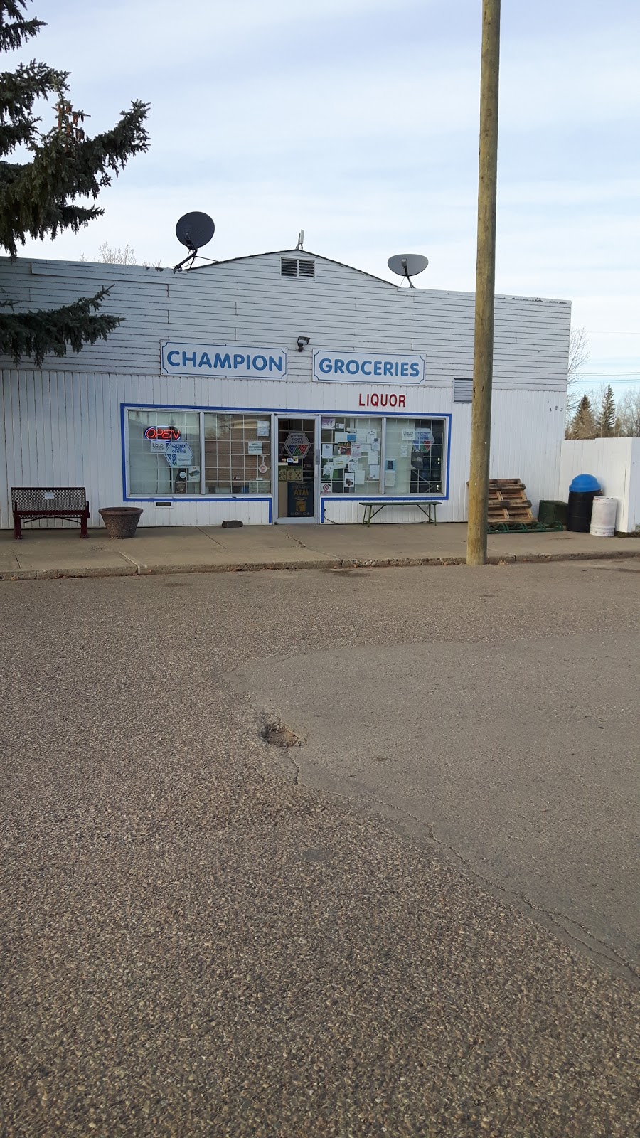 Champion Grocery & Liquor Store | 123 Main St, Champion, AB T0L 0R0, Canada | Phone: (403) 897-3808